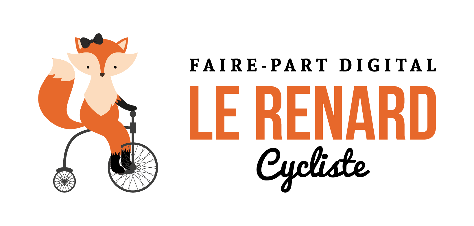 Le Renard Cycliste | Faire-part digital