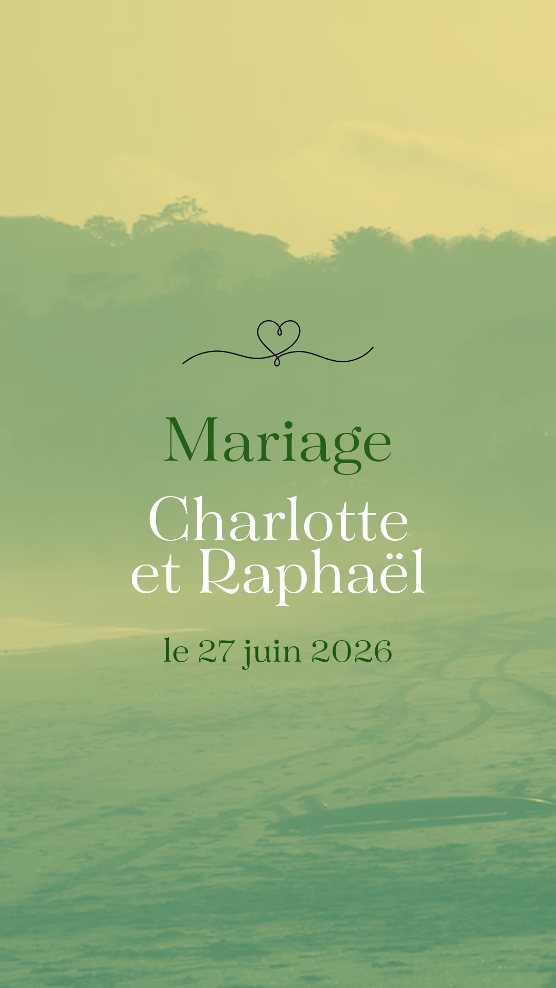 Raphaël - Faire-part mariage - Vidéo 1 Raphaël - Faire-part mariage - Vidéo
